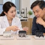 香港成年用戶與聽力專業人員比較三組無品牌耳背式助聽器及充電盒